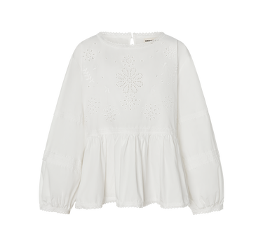 Eyelet Blouse - White
