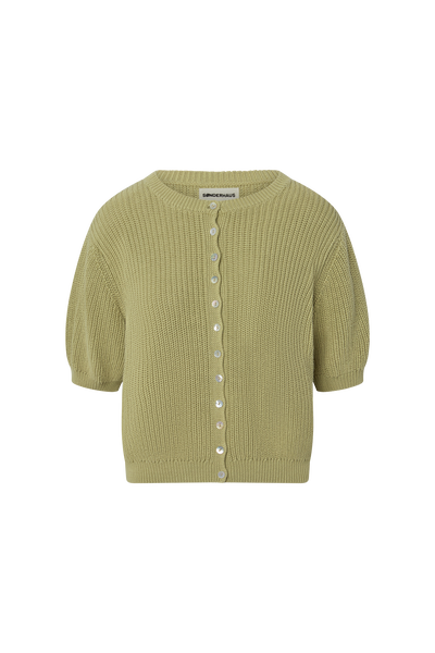 Coastal Cardigan in Sea Glass Green – sønderhaus