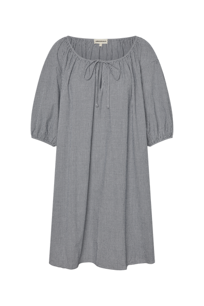 slim fit dress slacks Gray Linen Dress with Belt main image 1