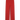 Red knit sweater pants on a white background.