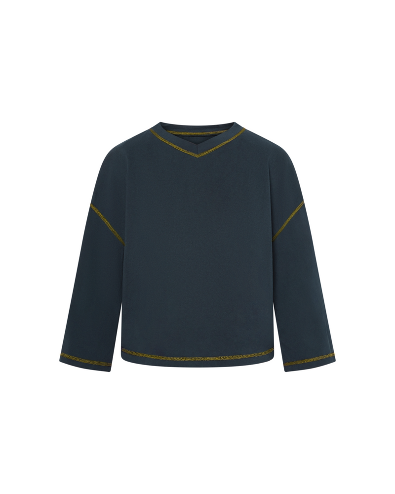 August Tee in Navy