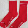 The Boyfriend Sock - Red