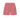 Red gingham boxer-style shorts with a ruffle detail at the bottom on a white background.