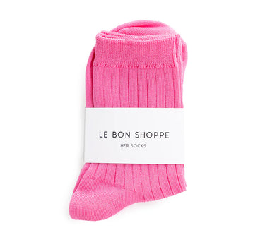 Her Socks - Bright Pink