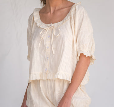 Ensemble de nuit Romeo à rayures vertes