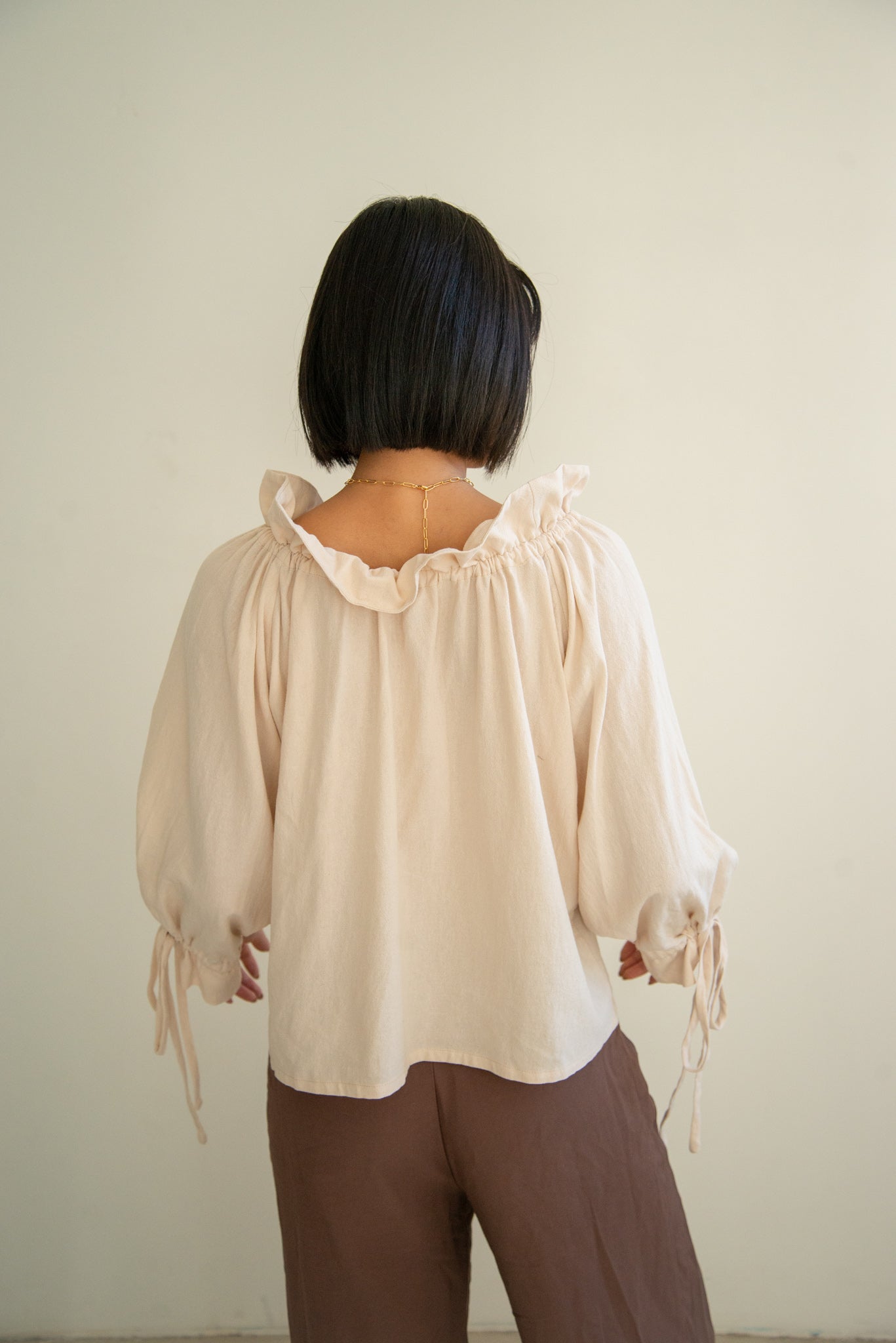 Seconds - The Ruth Blouse - Crema