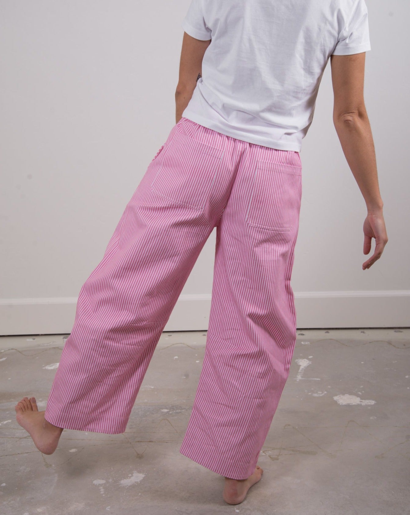 Pantalón Daphne - Rayas Rosas