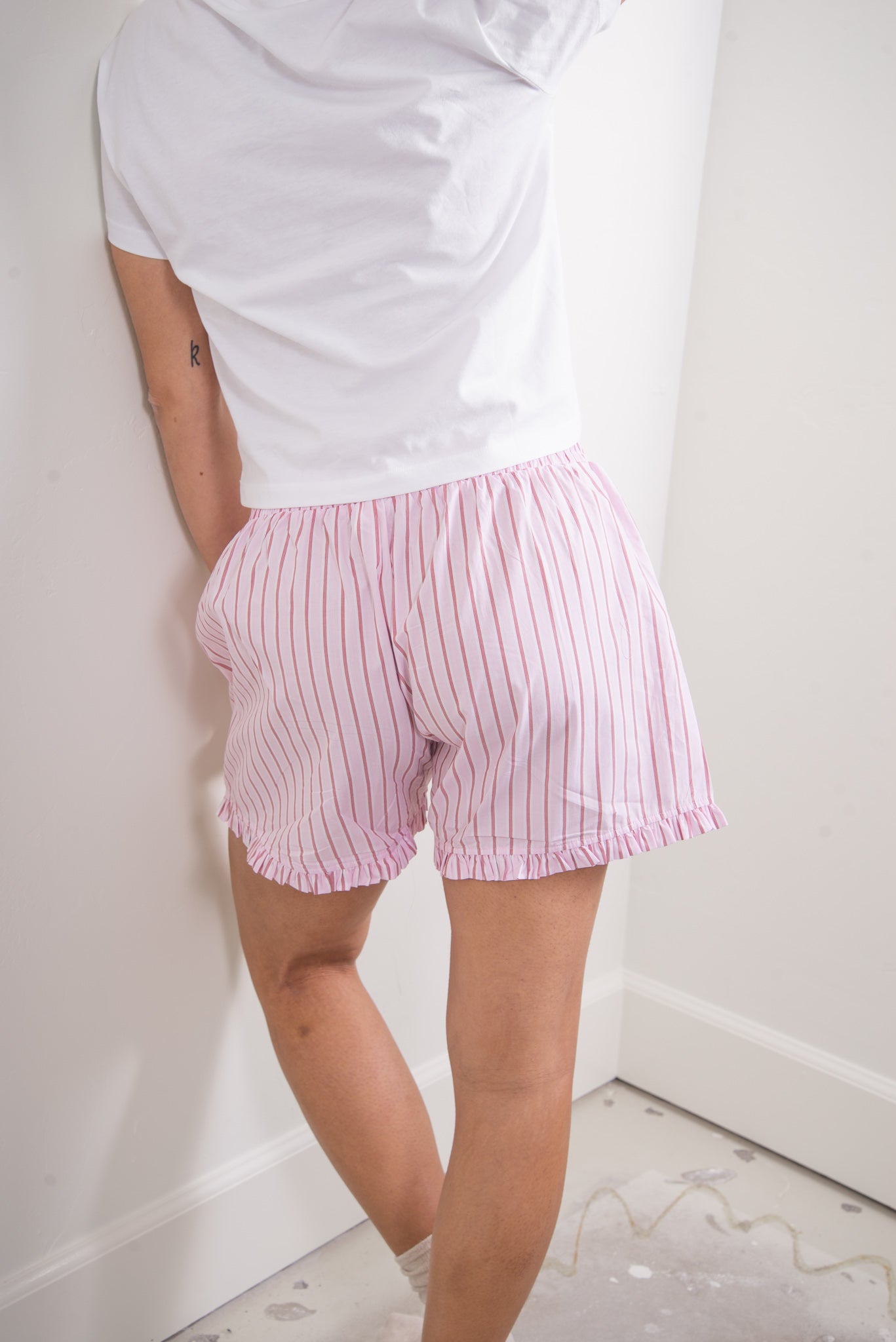 Boxer short - Pink Ticking Stripe