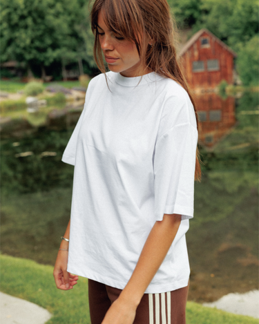 Dad Tee in White - Preorder