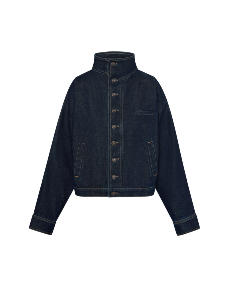 Emmy Jacket in Dark Wash