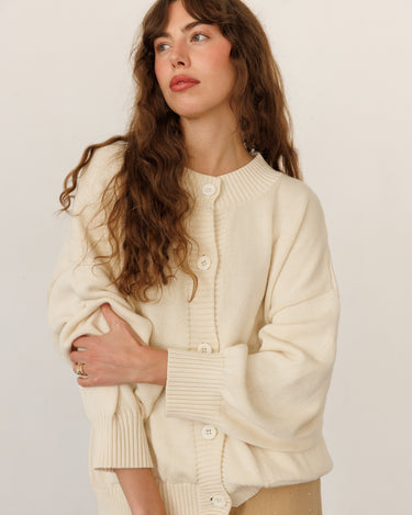 Wendy Cardigan in Cream