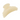 Matte cream claw clip on a white background