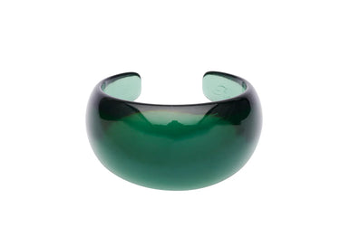 Green and black gradient bracelet on a white background