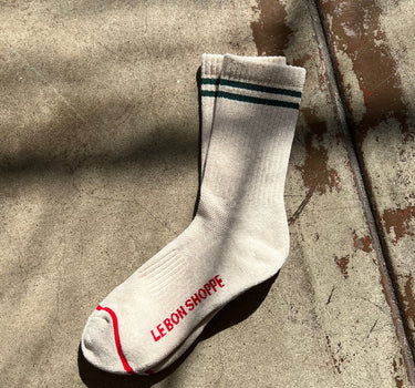 The Boyfriend Sock - Oatmeal