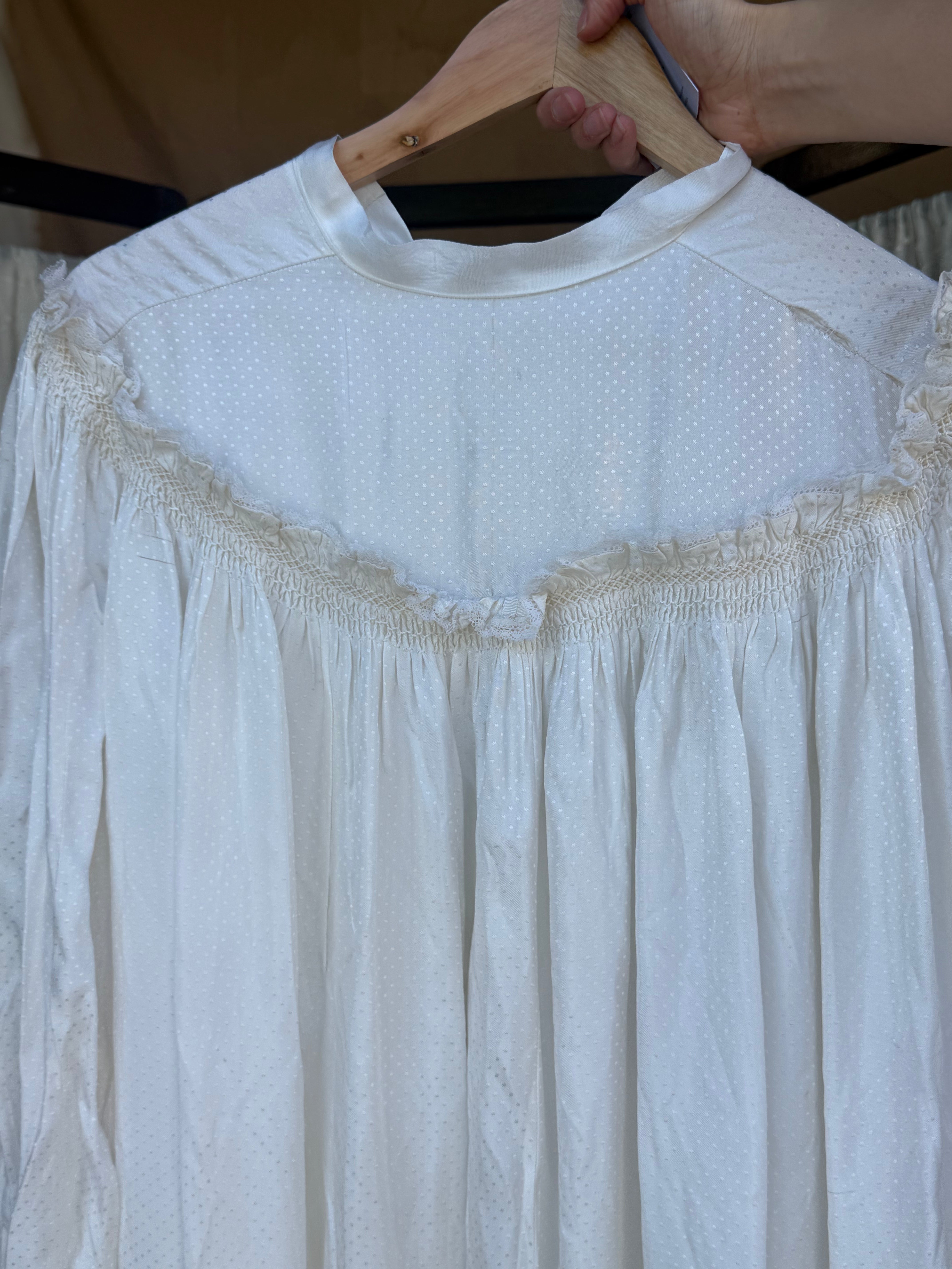 Satin Polka Dot Night Gown