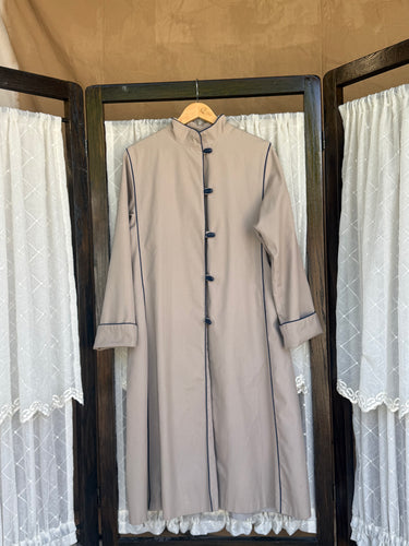 Beige/Navy Trench Coat