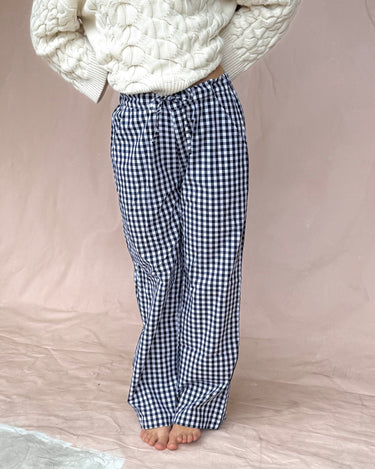 Perfect Pants in Navy Gingham – sønderhaus