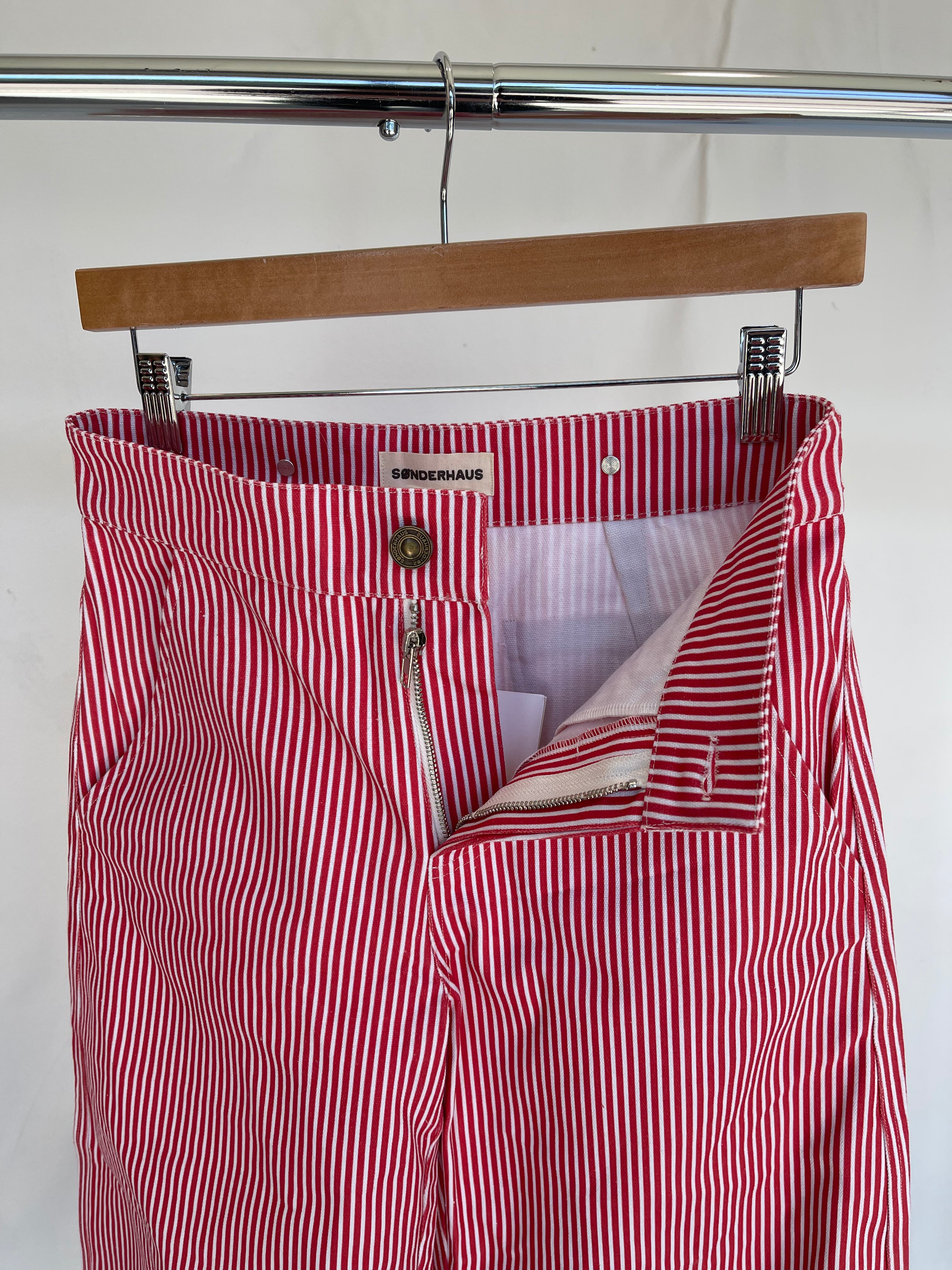 Seconds-Daphne Trousers-Red Stripe