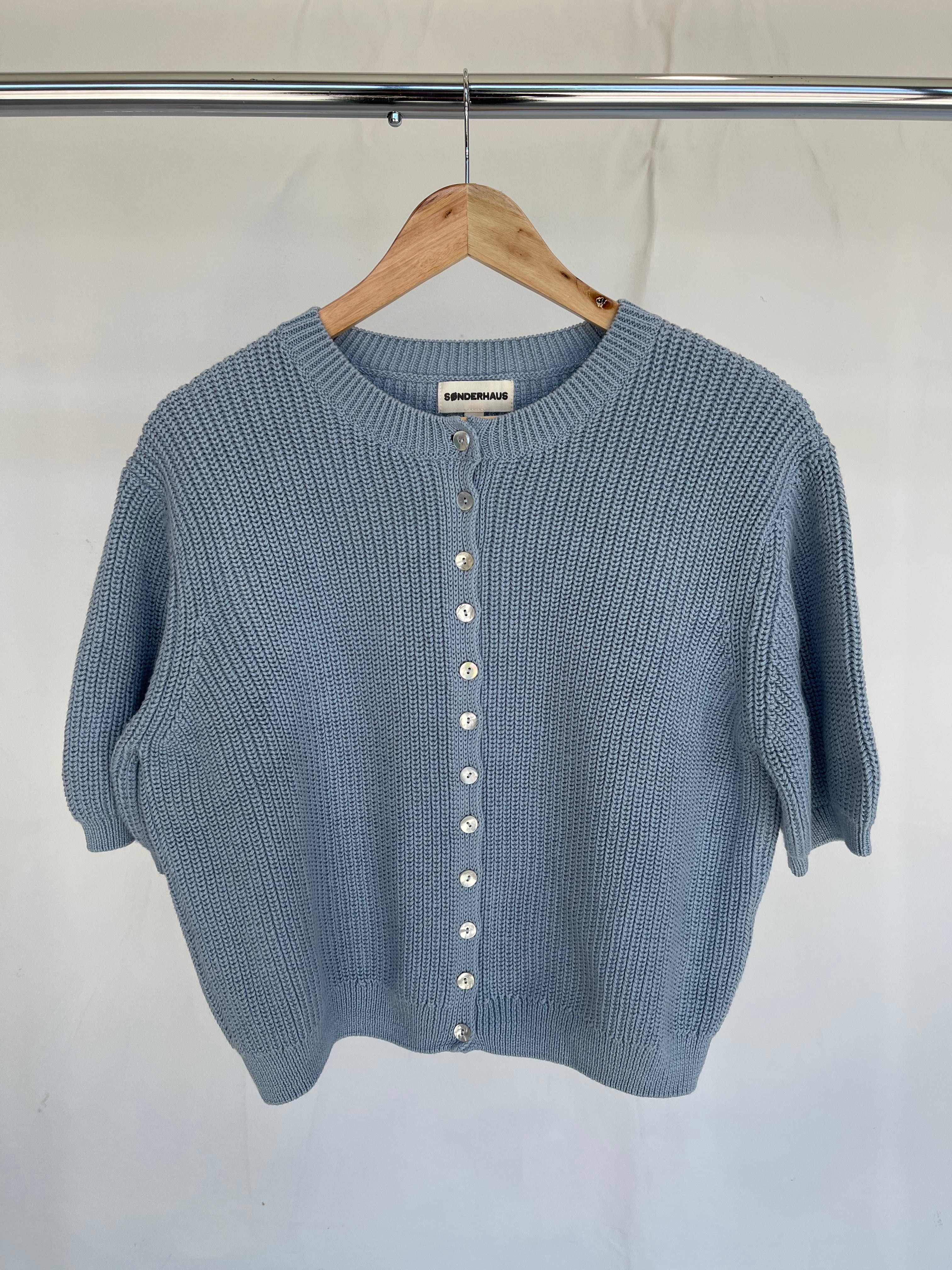 Seconds-Coastal Cardigan-Light Blue