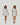 Before and after comparison of a woman wearing a light-colored outfit on a plain background
