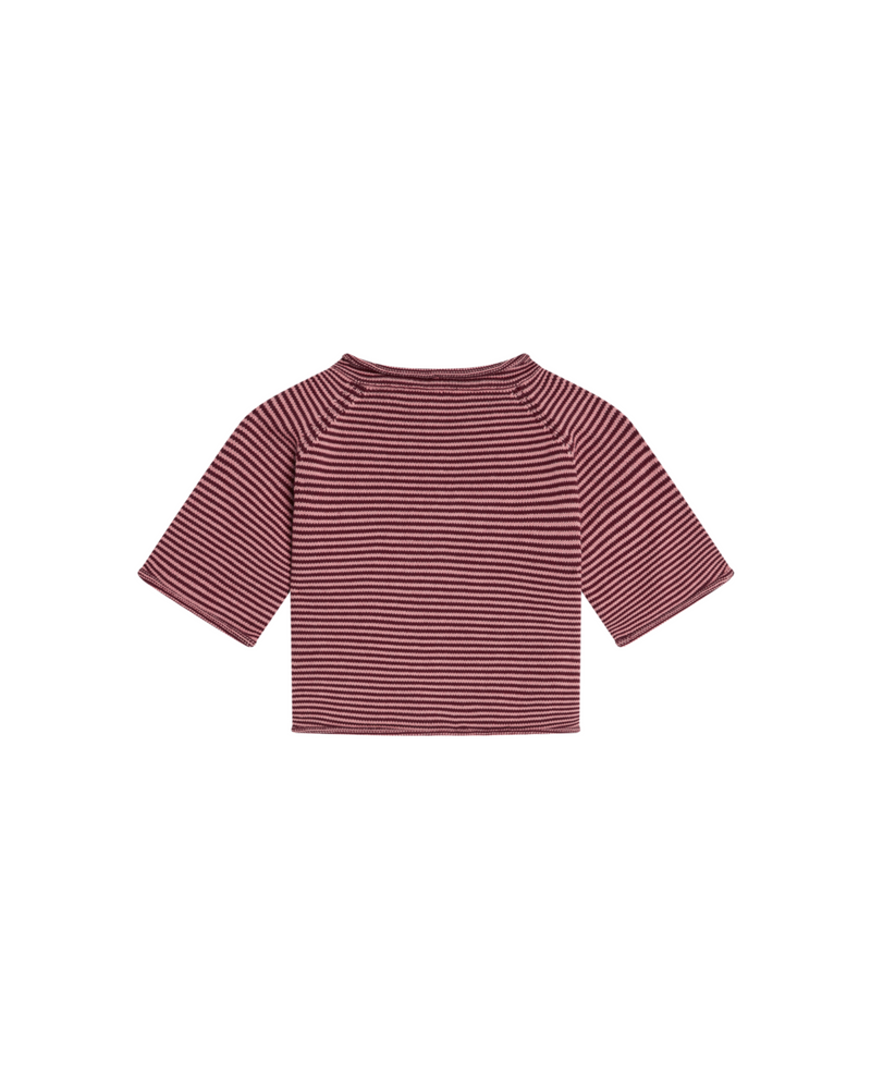 Kids Jeanie Sweater in Berry Stripe