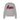 Gray sweater with red text on a white background