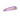 Purple hair clip with gold barrette on a white background