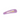 Purple hair clip with gold barrette on a white background