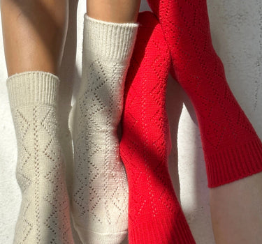 Pointelle Socks