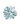 Light blue scrunchie on a white background