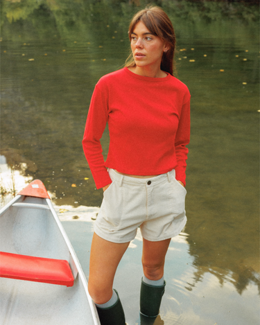Lola Tee in Red - Preorder
