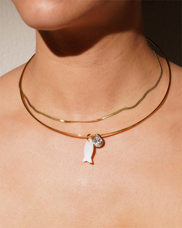 Oliver Crystal Collar Necklace