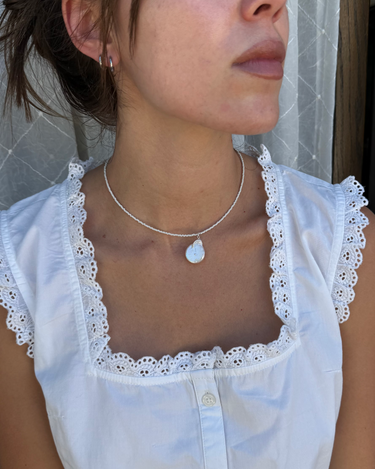 Pearl Coin Necklace