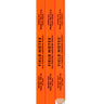 Three bright orange carpenter pencils stacked horizontally, with the top pencil uncapped and resting in front to show the wood grain and tip. The pencils are branded with 'FIELD NOTES' in black text.