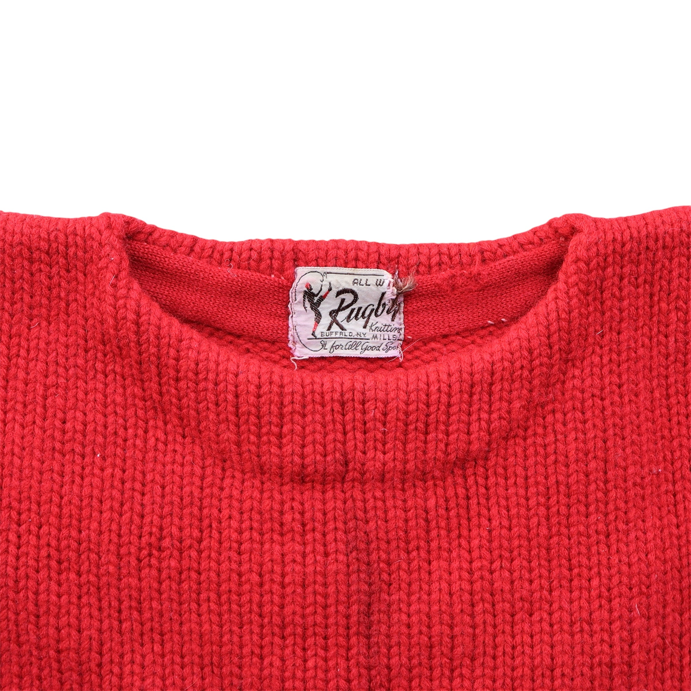 50's Wool Boat Neck Sweater