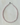 Shell Pink Check Cube Necklace