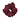 Plum red scrunchie on a white background