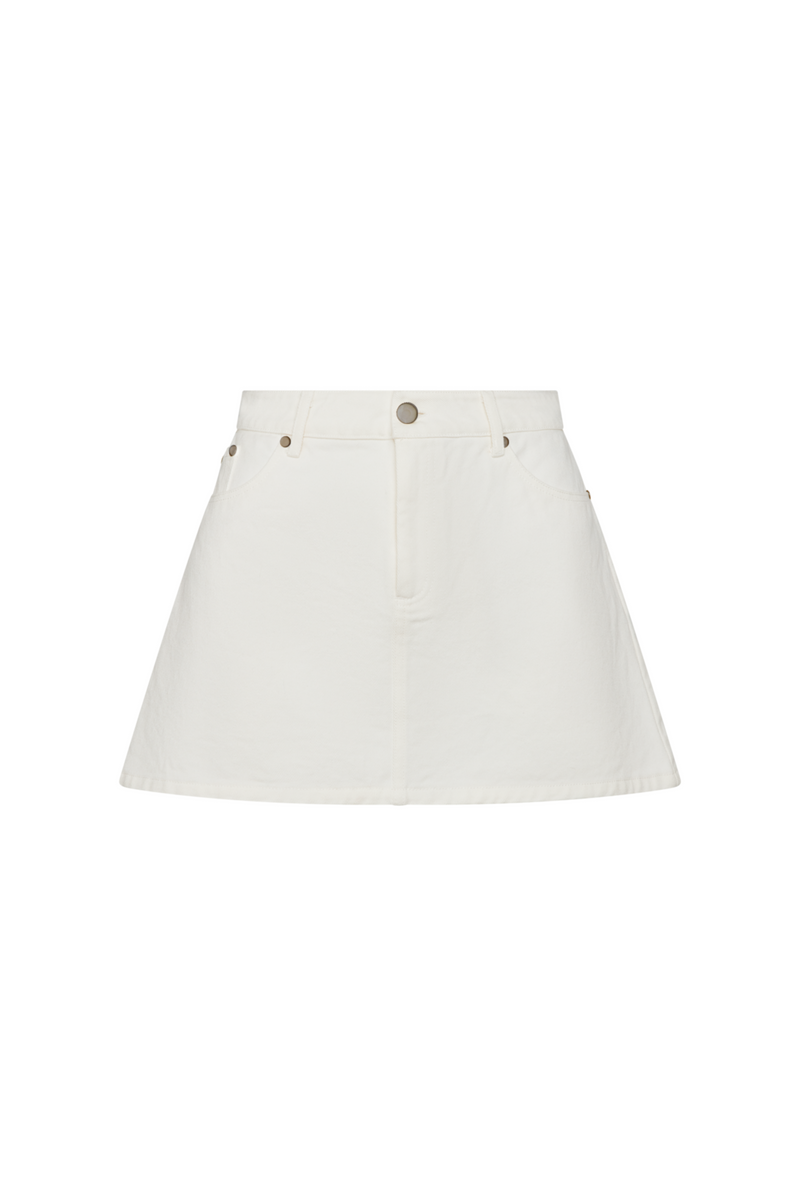 Rita Skirt in Bone White