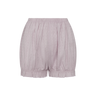 Light purple shorts on a white background