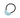 Black hair tie with a light blue resin accent on a white background