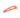 Pink shimmery hair clip with gold barrette on a white background