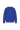 Cobalt blue sweater on a white background.