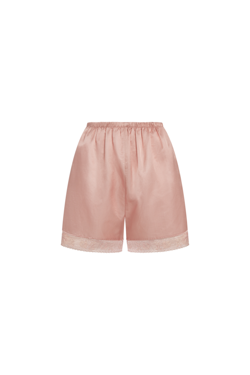 Silk Boxer Shorts in Primrose