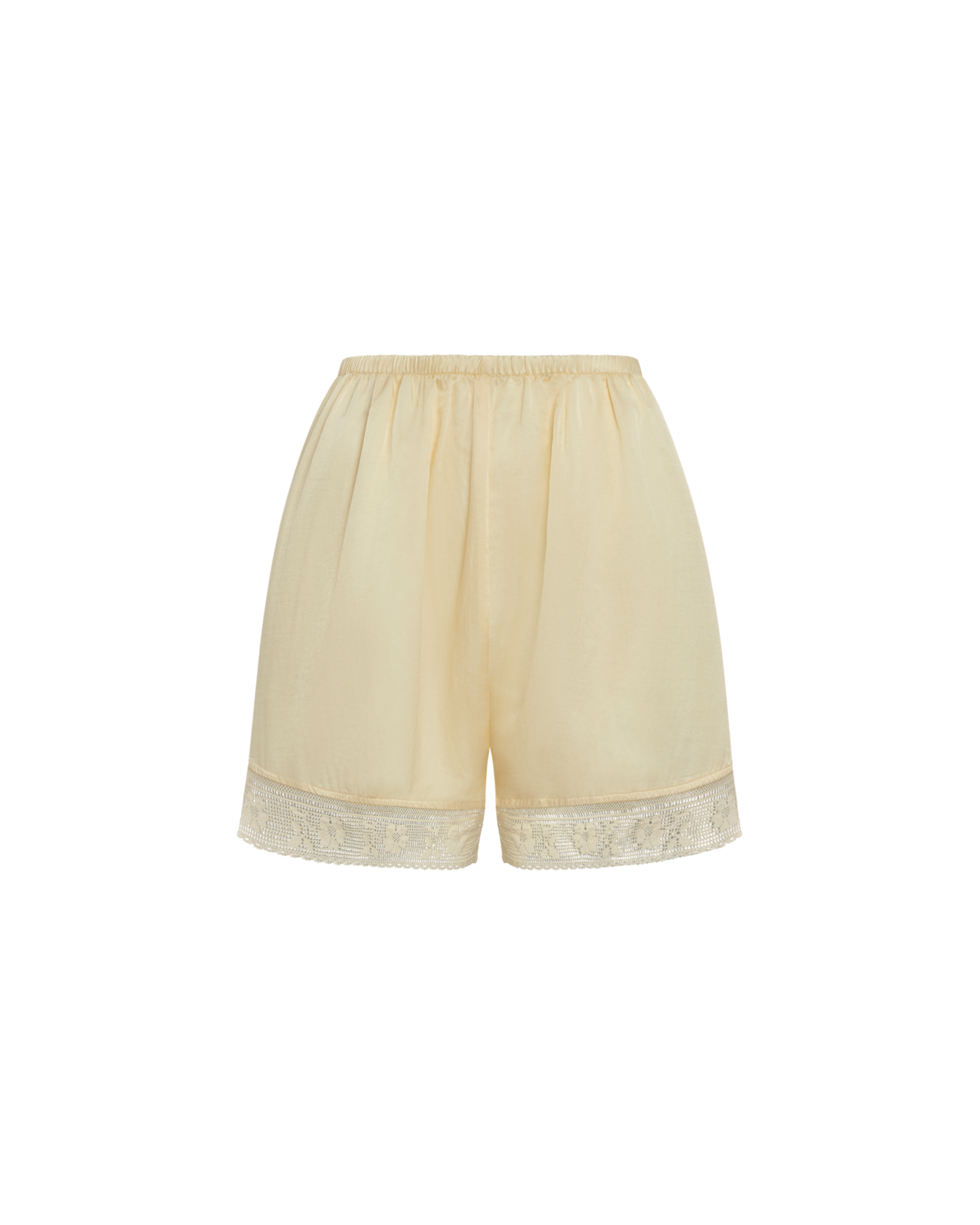 Silk Boxer Shorts in Sweet Cream - Preorder