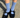 Sneaker Socks - Blue/Navy Polka Dot