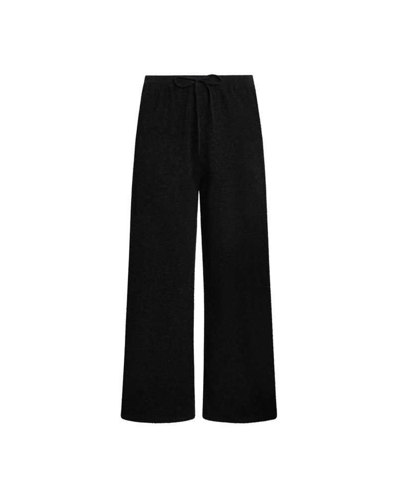 Wool Sophie Pant in Charcoal
