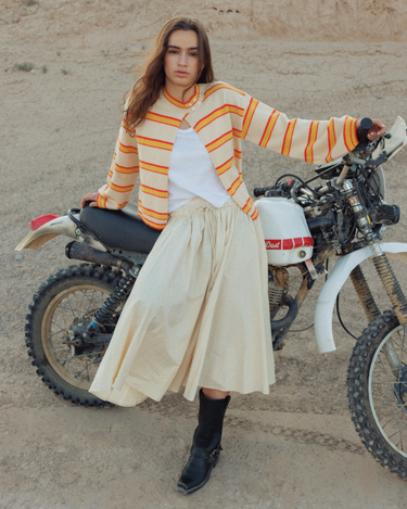 Stella Skirt in Creme Brulee