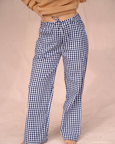 Perfect Pants in Navy Gingham – sønderhaus