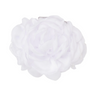 White flower hair clip on a white background