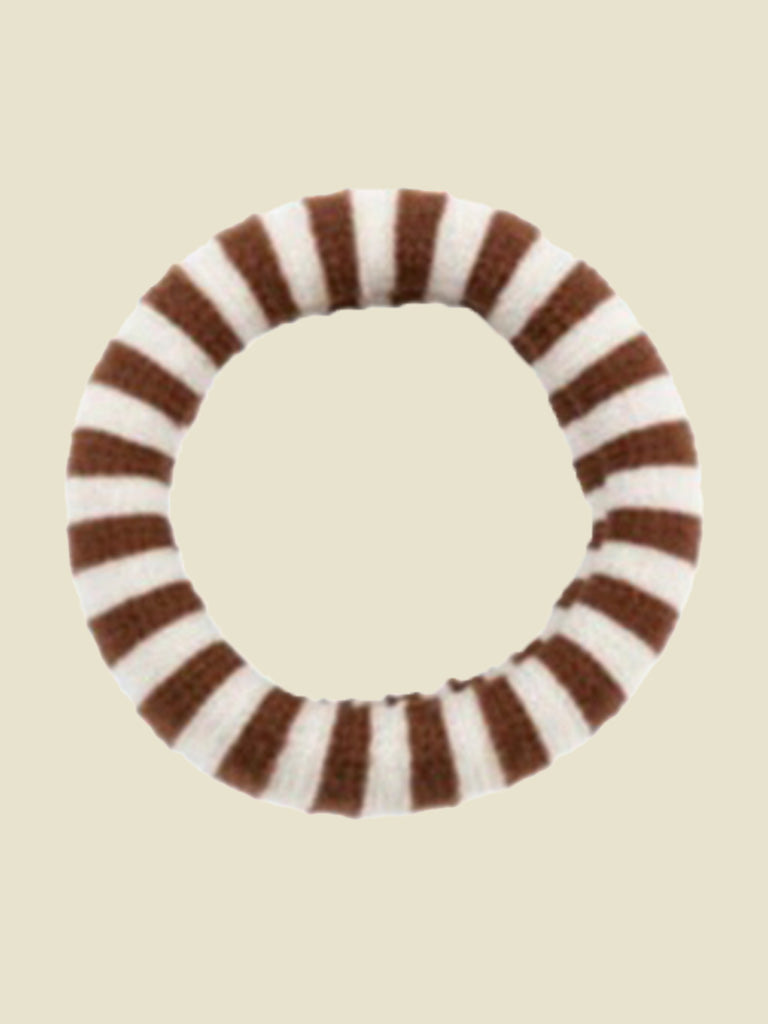 Élastique à rayures cacao